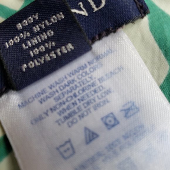 LANDS' END Men's 9" Quick Dry Cargo Swim Trunks with Liner Size L 36-38 - Picture 6 of 10